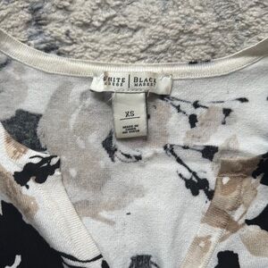 White House Black Market Floral Cardigan